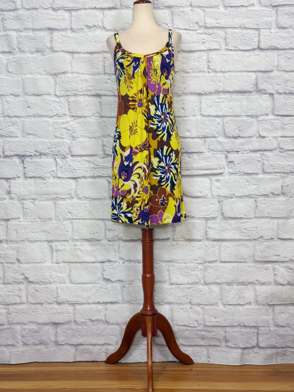 Tibi Floral SIlk Blend Tank Dress